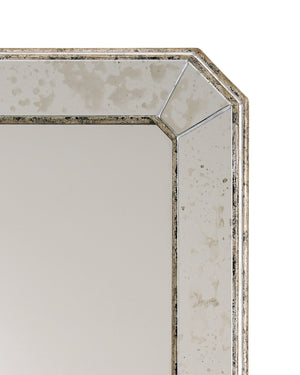 Antiqued 26" Mirror, Antique Mirror