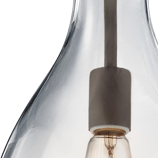 Vance 9" One Light Pendant, Clear Glass / Olde Bronze