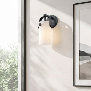 Marvelle 4" One Light Sconce, Matte Black