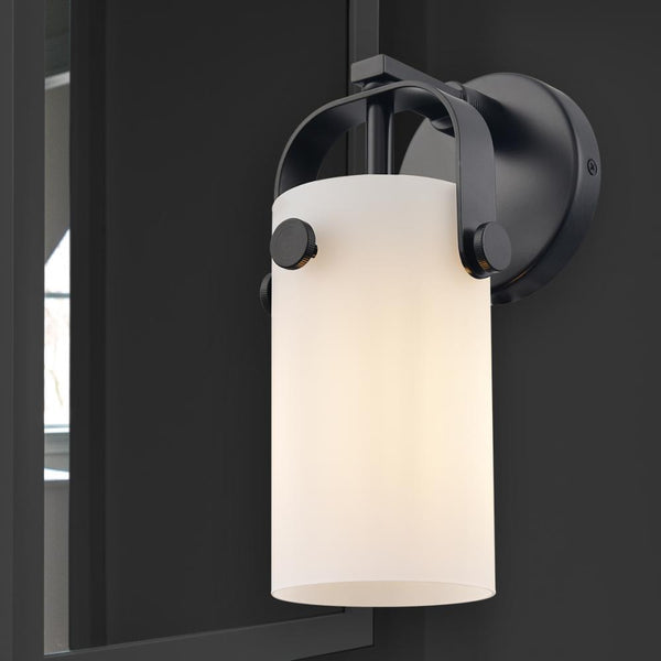 Marvelle 4" One Light Sconce, Matte Black