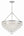 Bauble 25'' Eight Light Chandelier, Polished Chrome - Main Product Image.jpg