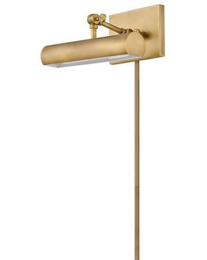Pebble 12" One Light Small Adjustable Accent Light, Heritage Brass