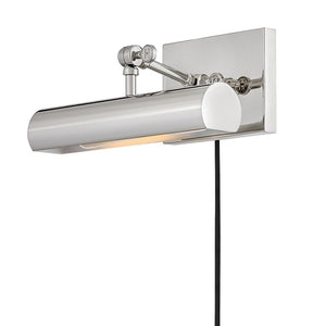 Pebble 12" One Light Small Adjustable Accent Light, Polished Nickel