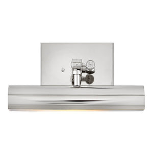 Pebble 12" One Light Small Adjustable Accent Light, Polished Nickel