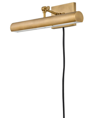 Pebble 20" Two Lights Medium Adjustable Accent Light, Heritage Brass