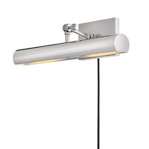 Pebble 20" Two Lights Medium Adjustable Accent Light, Polished Nickel