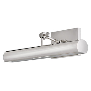 Pebble 20" Two Lights Medium Adjustable Accent Light, Polished Nickel
