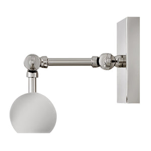 Pebble 20" Two Lights Medium Adjustable Accent Light, Polished Nickel
