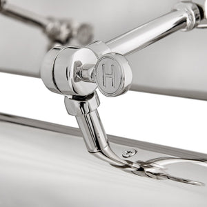 Pebble 30" Two Lights Large Adjustable Accent Light, Polished Nickel