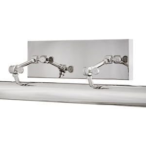 Pebble 30" Two Lights Large Adjustable Accent Light, Polished Nickel