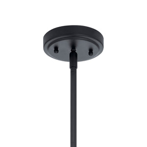 Langley 10" One Light Pendant, Classic Black
