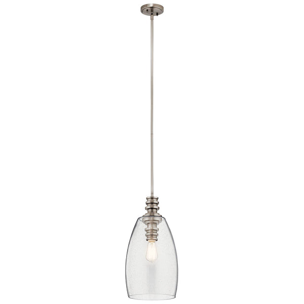 Langley 10" One Light Pendant, Classic Pewter