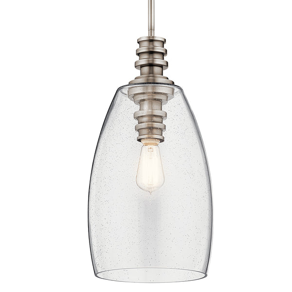 Langley 10" One Light Pendant, Classic Pewter
