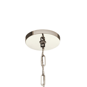 Gannon 30" Twelve Lights Foyer Chandelier, Polished Nickel
