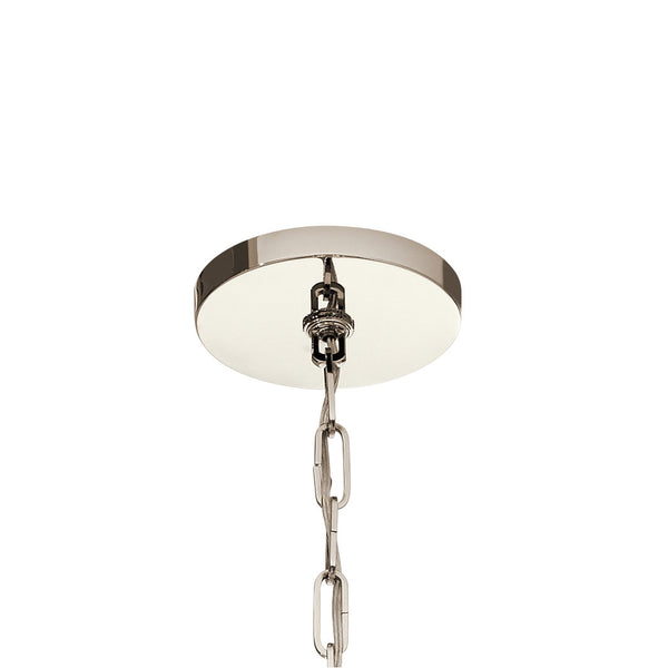 Gannon 30" Twelve Lights Foyer Chandelier, Polished Nickel