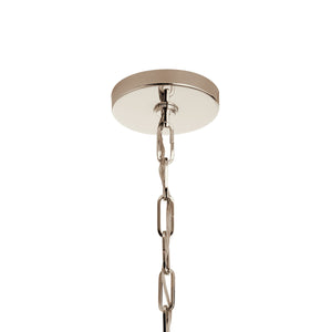 Gannon 14" Four Lights Chandelier, Polished Nickel