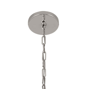 Gannon 37" Sixteen Lights Chandelier, Polished Nickel