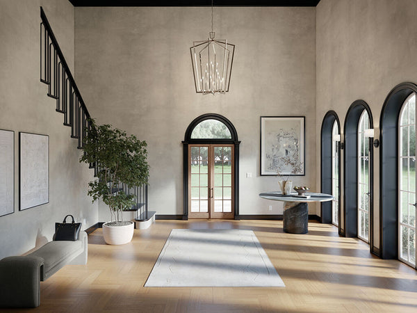 Gannon 37" Sixteen Lights Chanderlier, Polished Nickel