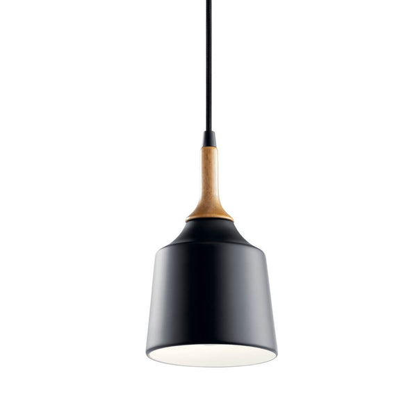 Neely 5" One Light Mini Pendant, Black