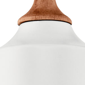 Neely 5" One Light Mini Pendant, White
