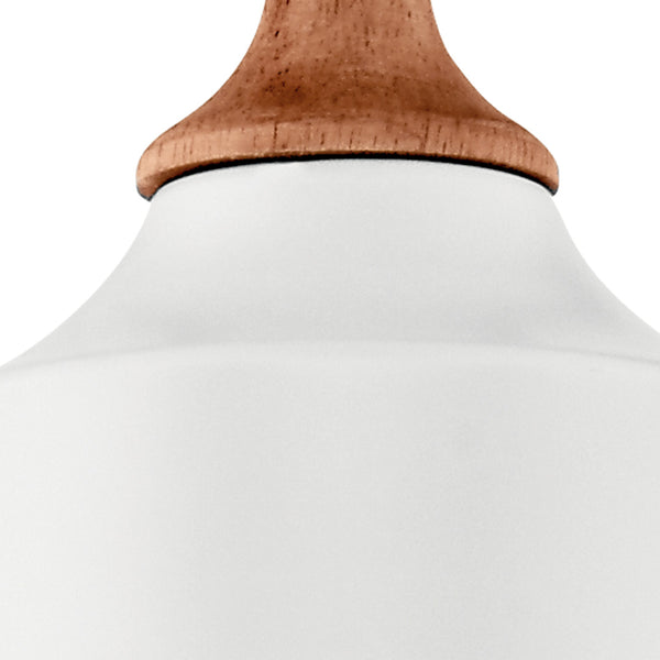 Neely 5" One Light Mini Pendant, White