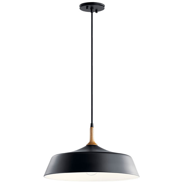 Neely 16" One Light Pendant, Black