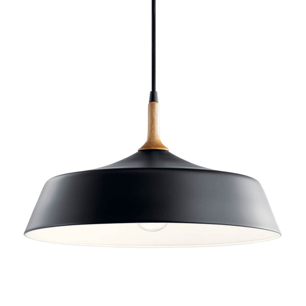Neely 16" One Light Pendant, Black