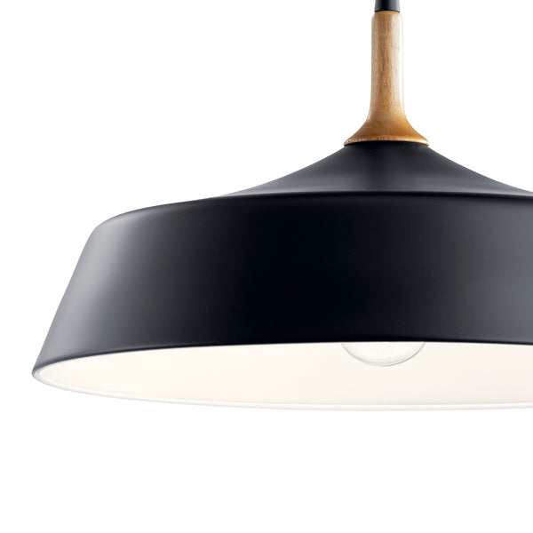 Neely 16" One Light Pendant, Black
