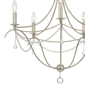 Katrina 27.5'' Five Light Chandelier, Antique Silver Alt 5.jpg