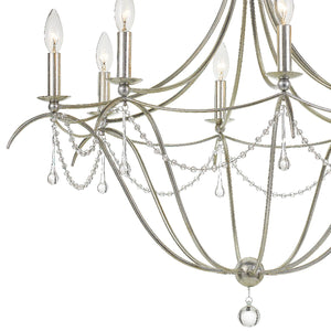 Katrina 31.5'' Eight Light Chandelier, Antique Silver - Alternate Product Image 1.jpg