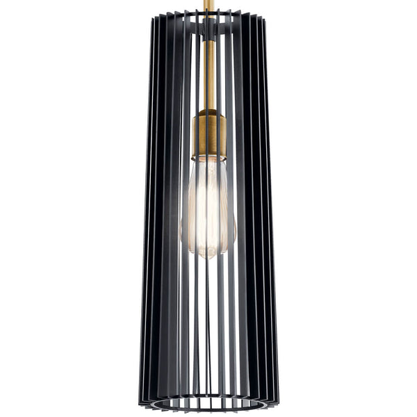 Ledger 6" One Light Pendant, Black
