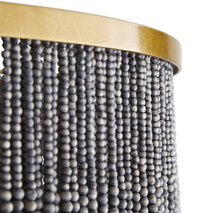 Kavira 30" Three Lights Chandelier, Dark Gray Wash