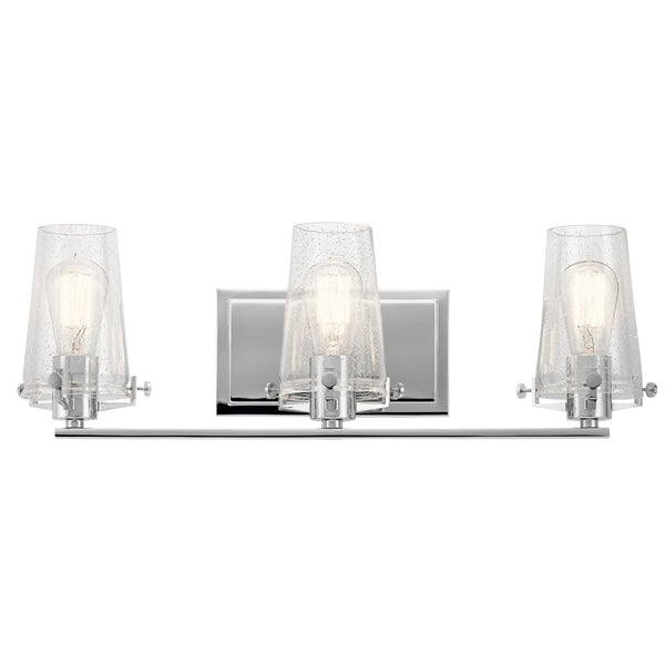 Buster 24" Three Lights Vanity Light, Chrome