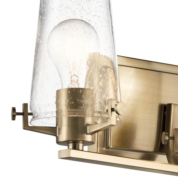 Buster 24" Three Lights Vanity Light, Champagne Bronze