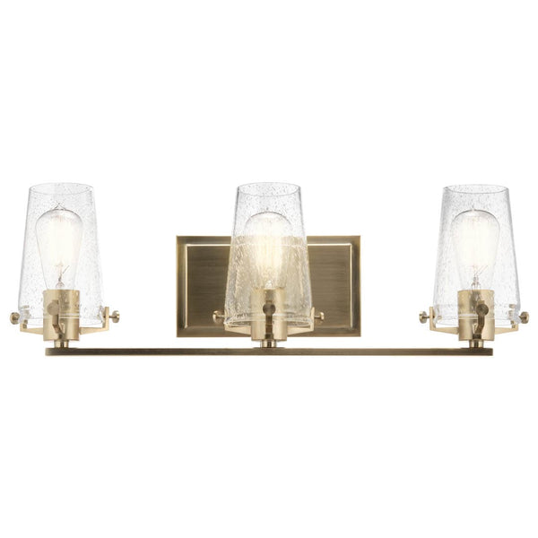 Buster 24" Three Lights Vanity Light, Champagne Bronze