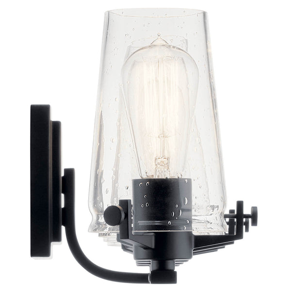 Buster 34" Four Lights Vanity Light, Black