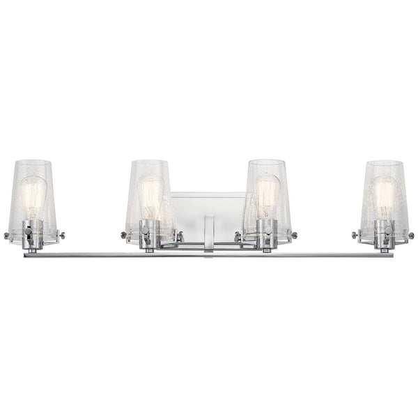 Buster 34" Four Lights Vanity Light, Chrome