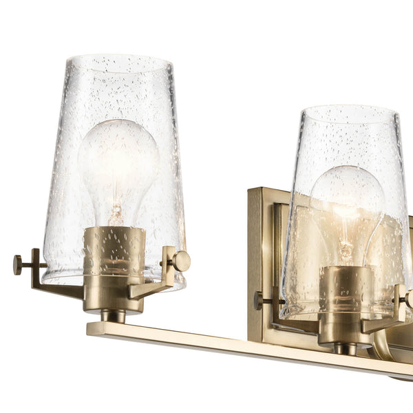 Buster 34" Four Lights Vanity Light, Champagne Bronze