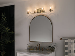 Buster 34" Four Lights Vanity Light, Champagne Bronze