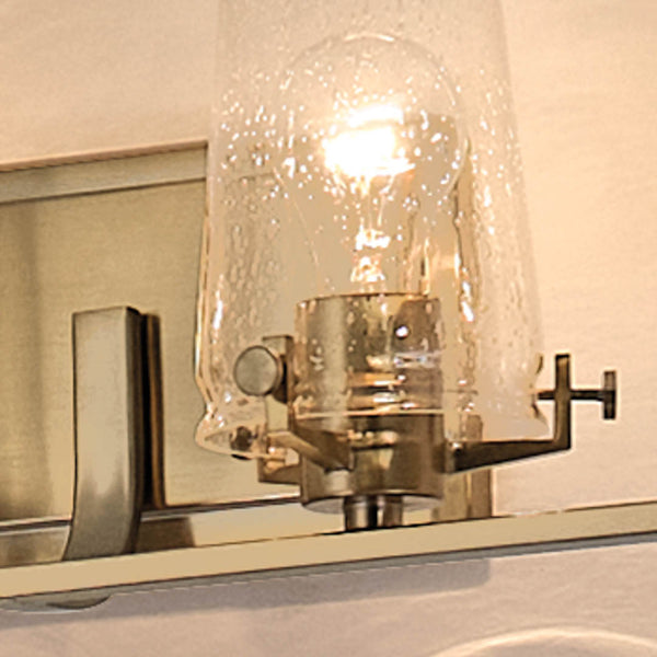 Buster 34" Four Lights Vanity Light, Champagne Bronze