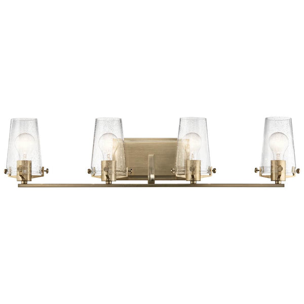 Buster 34" Four Lights Vanity Light, Champagne Bronze