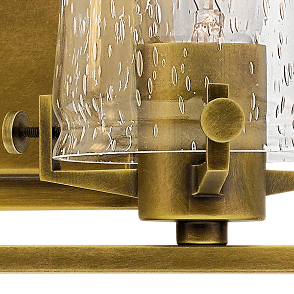 Buster 34" Four Lights Vanity Light, Natural Brass