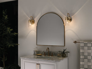 Findlay 5" One Light Wall Sconce, Clear Glass / Champagne Bronze