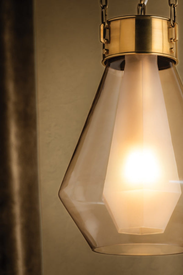 Elion 14" One Light Pendant, Vintage Brass