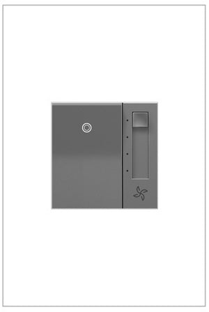 adorne® AAFN4S16AM4 Paddle Fan Speed Control Switch, Magnesium, with Microban®
