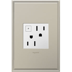 adorne® ARPS152W4 15A Energy-Saving On/Off Outlet, White