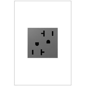 adorne® ARTR202M4 20A Dual Tamper-Resistant Outlet, Magnesium