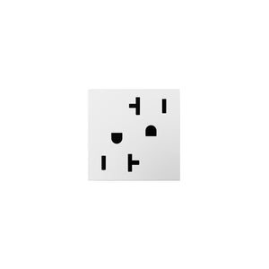 adorne® ARTR202W4 20A Dual Tamper-Resistant Outlet, White