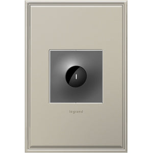 adorne® ASWV1532M2 15A Wave® Switch, Magnesium, with Microban®