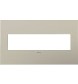 adorne® AWC4GSN4 Satin Nickel Four-Gang Screwless Wall Plate